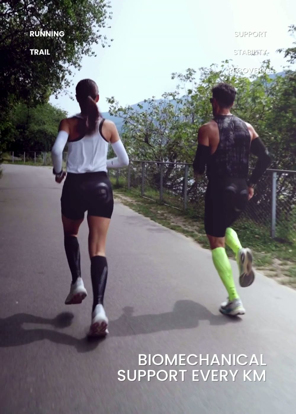 FLOKY running and trail biomechanical support